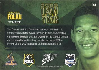 2009 Select Classic - Team of the Year #TY3 Israel Folau Back